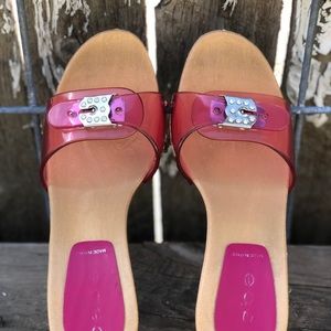 Pink BEBE Slip in shoes